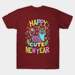 happy new year--2024--cut T-Shirt